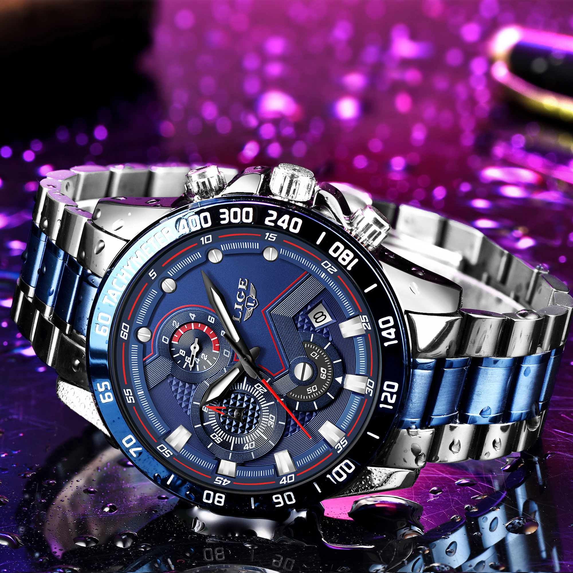 2020 LIGE Watches Mens Waterproof Analogue Clock Fashion Stainless Steel Waterproof Luminous Watch Men Sports Relogio Masculino 2020 LIGE Watches Mens Waterproof Analogue Clock Fashion Stainless Steel Waterproof Luminous Watch Men Sports Relogio Masculino