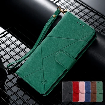 

Prismatic Geometric Leather Case For Samsung S20 Ultra Magnetic Flip Wallet Stand Cover For Samsung S8 S9 S10 5G S20 Plus S7Edge
