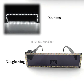 

Fashion Luminous LED Glasses LED Flashing Laser Glasses Glowing Halloween Glasses for Dancing Party Supplies