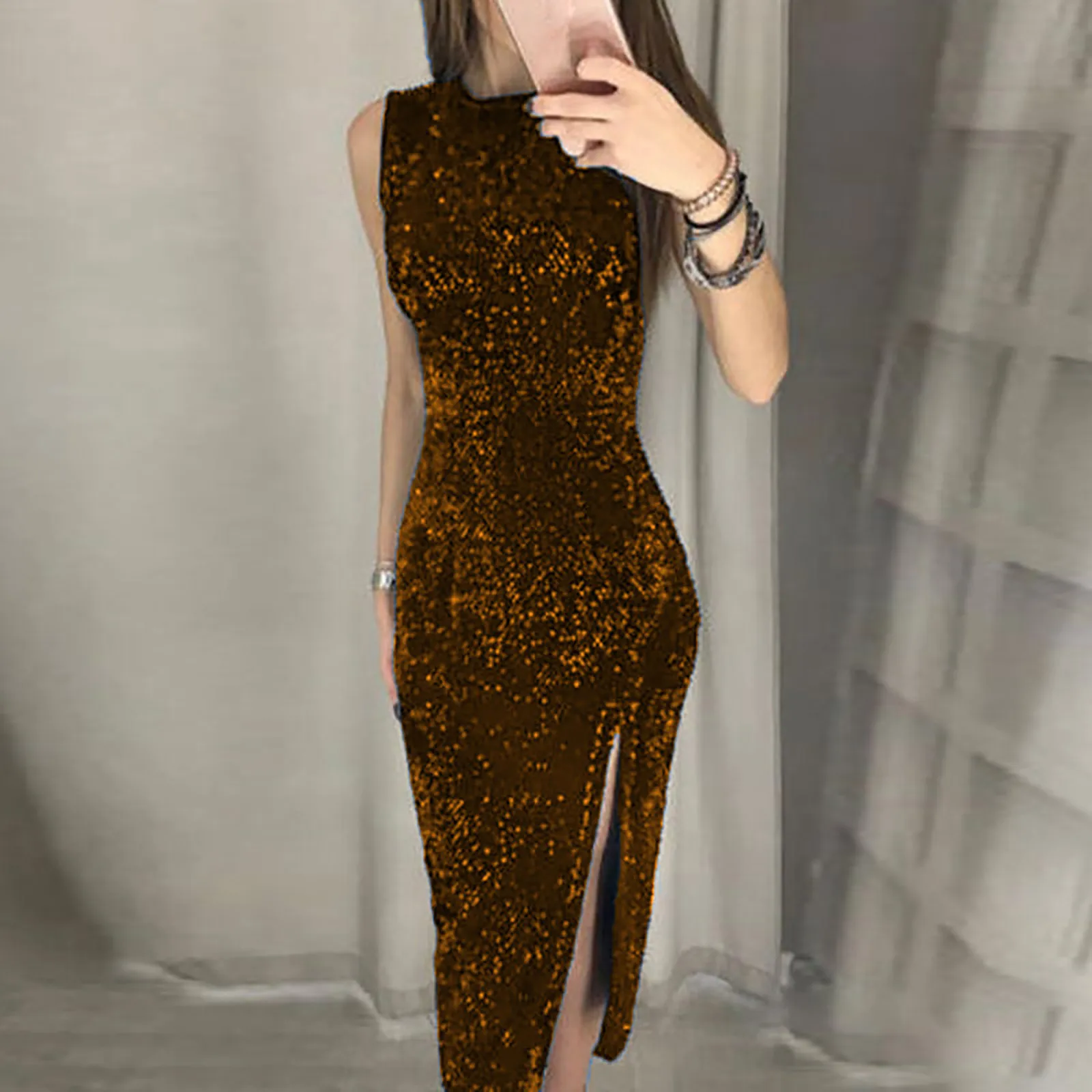 Summer Women Dress Formal Wedding Bridesmaid High-waist Dresses Party Ball Prom Gown Cocktail Vintage Dresses s Mujer Vestido 2