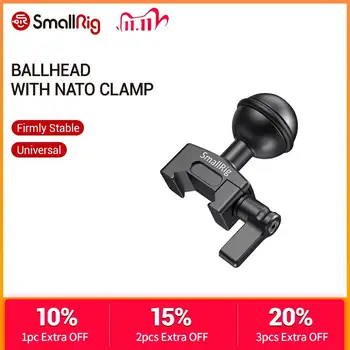 

SmallRig Ballhead with NATO Clamp For SmallRig Articulating Rosette Arm - 2133