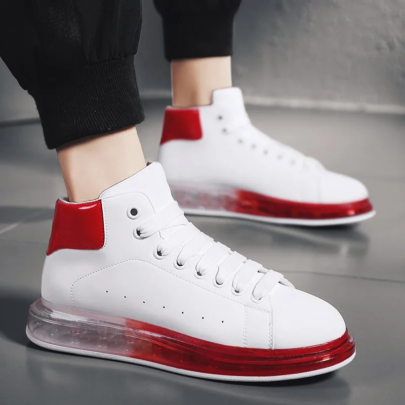 Роскошная обувь McQueen, женские кроссовки на платформе, женские кроссовки с воздушной амортизацией, белые Дизайнерские кроссовки на массивном каблуке, обувь для бега - Цвет: sxy-A992 A