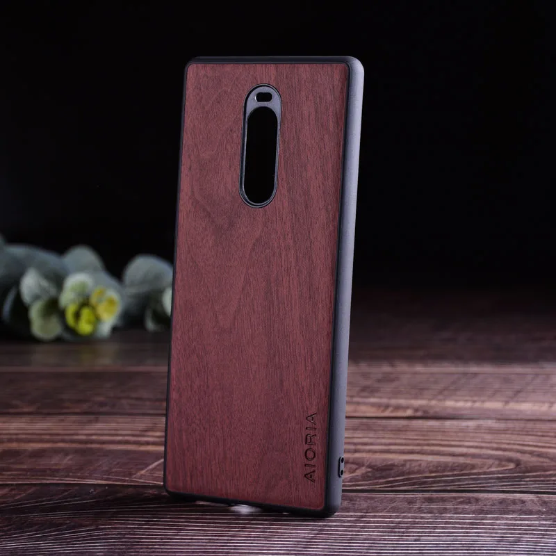 Чехол под дерево для Sony Xperia XZ3 XZ4 мягкие ТПУ силикон жесткие поликарбонат и