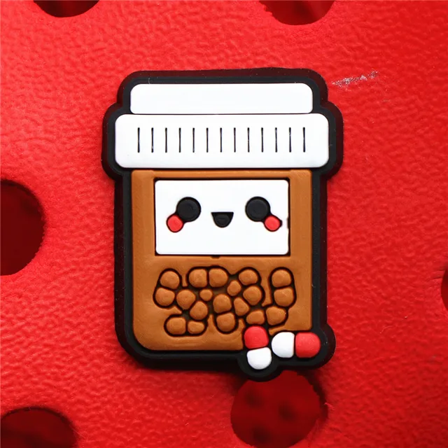 Single Sale 1pcs Medical Supplies PVC Shoe Charms Cute Stethoscope Syringe Shoe Buckle Decoration Jibz fit Croc Kids X-mas Gifts U172-6