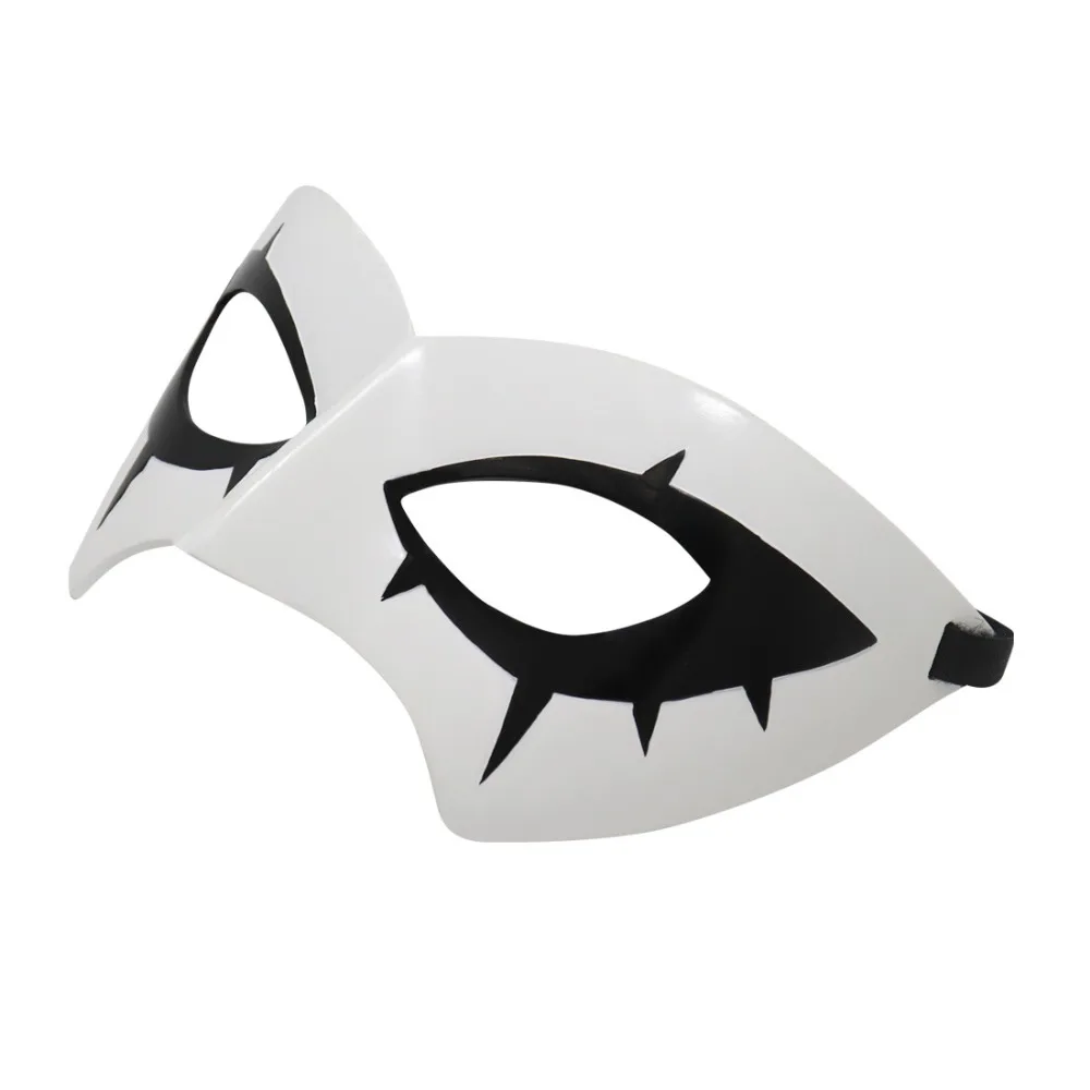 Аниме игра P5 Persona 5 Косплей Маска Джокер Акира Курусу половина лица маски из ПВХ вечерние карнавальный на Хэллоуин секс интерес реквизит