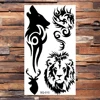 Black Scorpion Temporary Tattoos For Adults Men Realistic Dragon Wolf Tiger Thorns Fake Tattoo Sticker Hand Leg Tatoos Creative 3