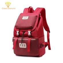 Новая школьная сумка из нейлона для девочек, в студенческом стиле; для путешествий большой вместимости, рюкзак Для женщин Водонепроницаемая сумка для ноутбука рюкзак; рюкзак