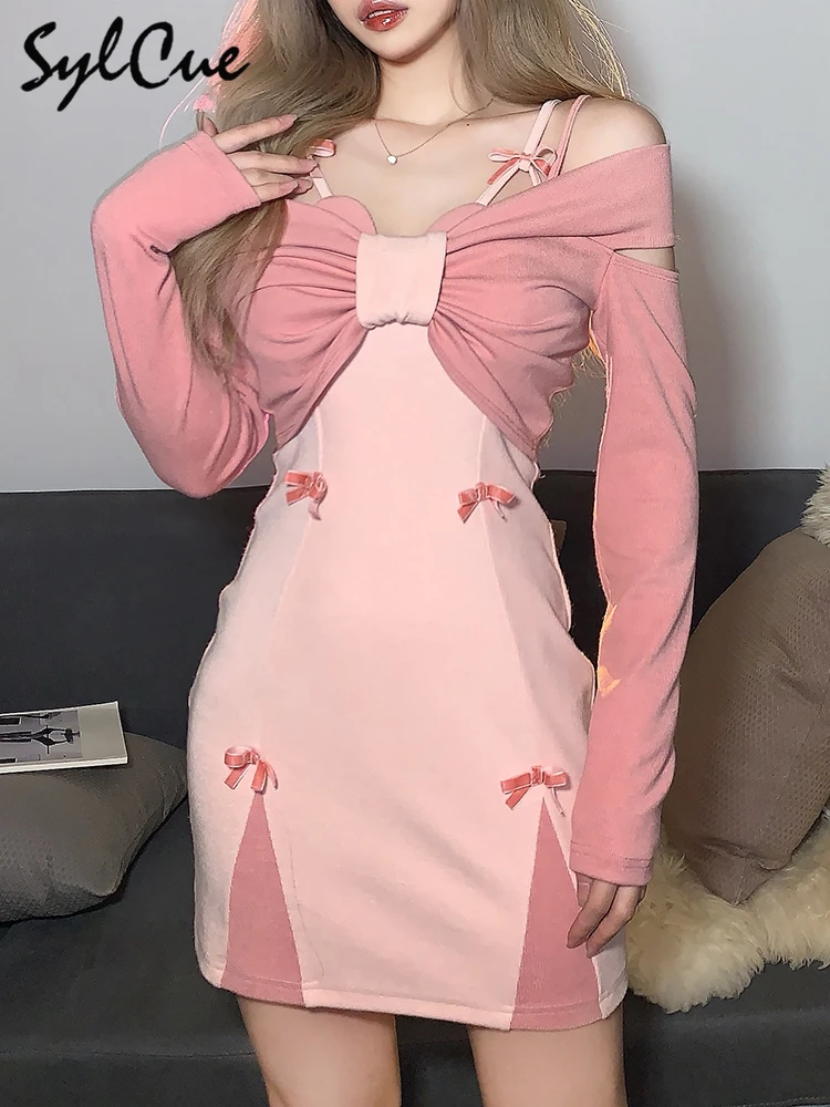 Cute Pink Dresses Women Fashion Cute Pink Dress Pink Dress Bow