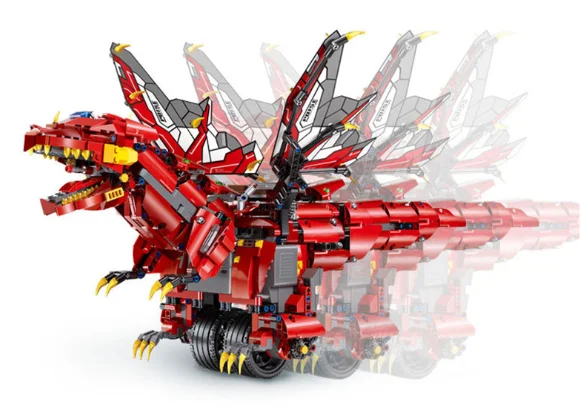 Jurassic World Technic control динозавр звуковой эффект родитель-ребенок дистанционного творческой игры строительные блоки серии DIY игрушки для подарка