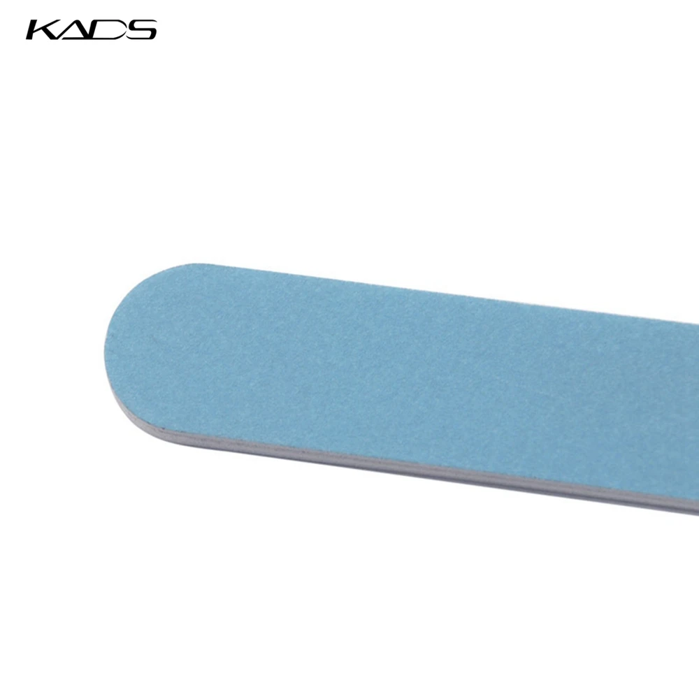 KADS 50 шт./компл. 240/240 Грит, профессиональное синее Пилочки для ногтей Полировка Ногтей Полировка Тонкий пилка для ногтей инструменты, пилка для ногтей