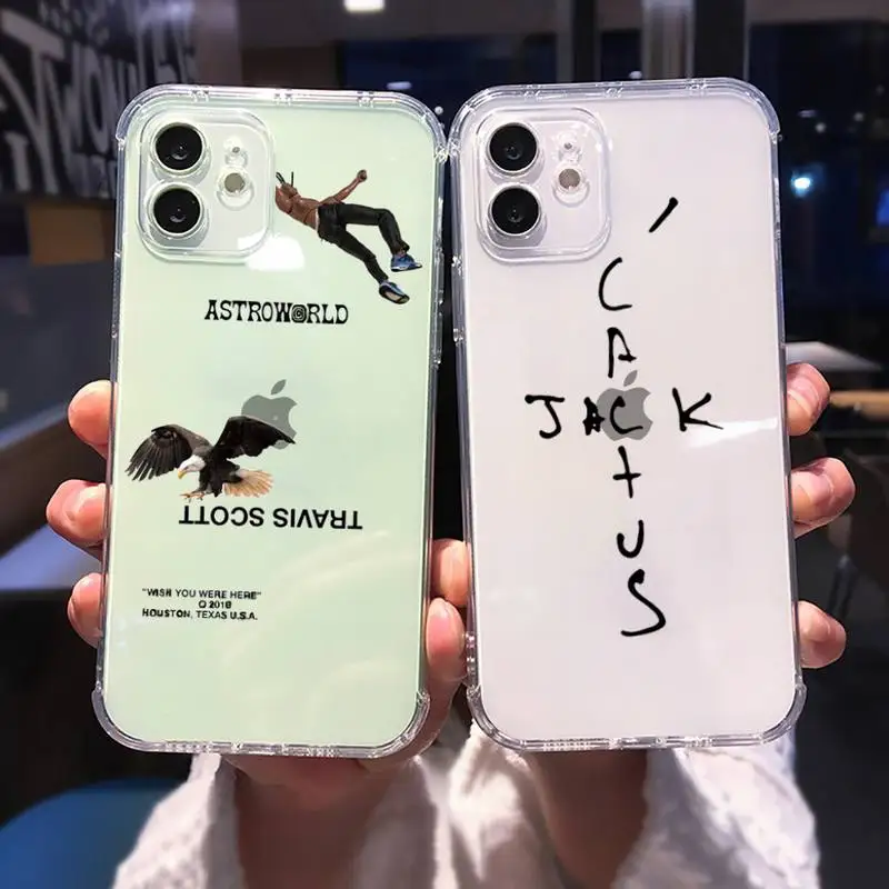 Чехол для телефона Jackboys с рисунком Тревиса Скотта модный дизайн iphone 13 12 11 8 7 plus mini x