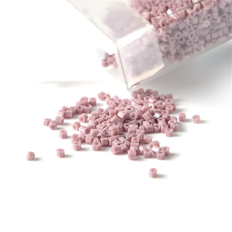1,5mm Japan TOHO Glasperlen 15/0 Hexagon Form 10g 2500 stücke 2-Cut Glass Seed Bead Für hand Handemade Schmuck Machen – Detail 9