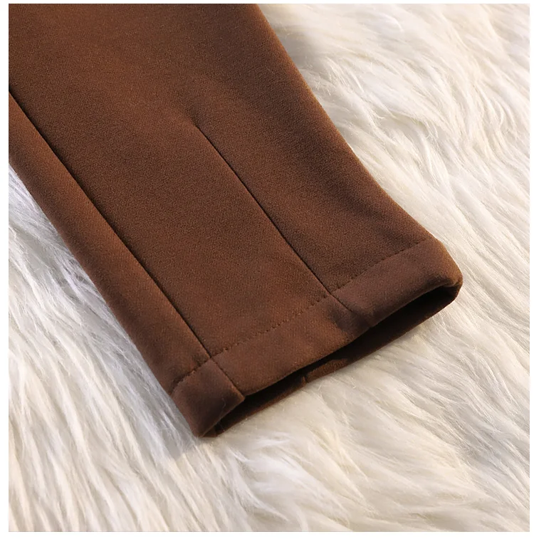 New Autumn Winter Warm Pants Women Fashion Thickening Casual Ladies' Pants Korean Harem High Waist Trousers Plus Size 5XL