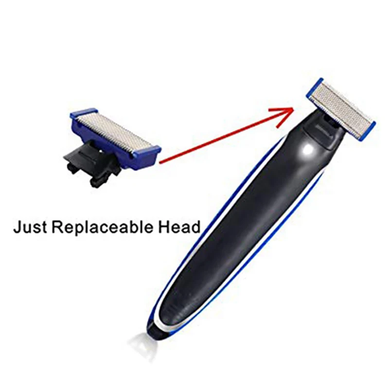 Beard Trimmer for Men Electric Shaver Accessories Multifunctional Replaceable Blade Razor Heads