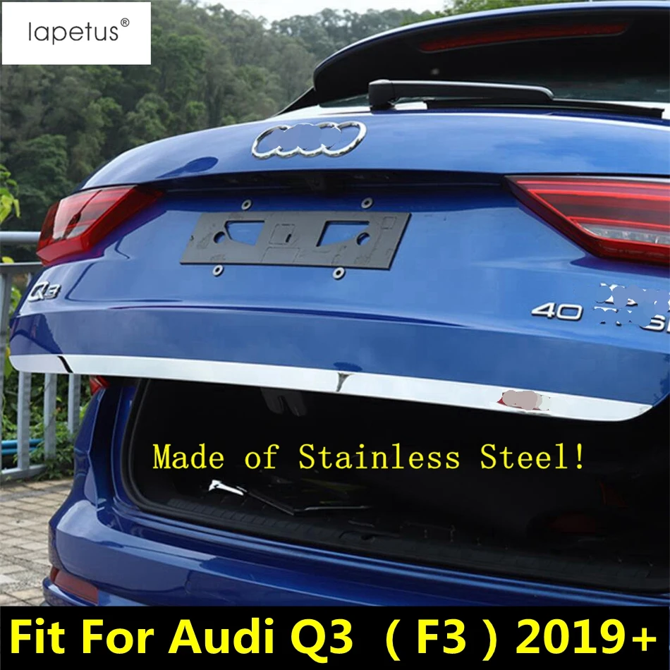 Аксессуары Lapetus для Audi Q3 F3 2019 2020 ABS верхняя задняя дверь/дверная ручка багажника