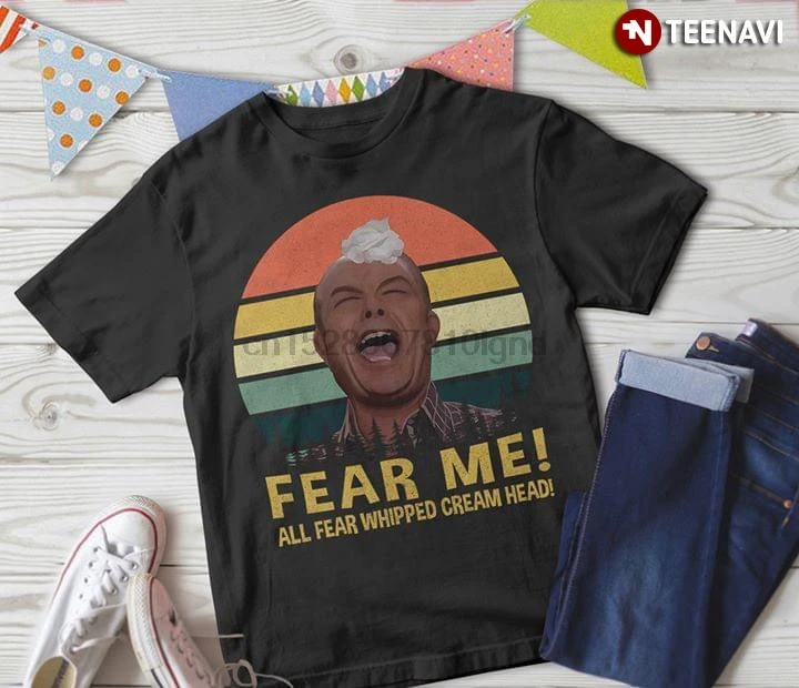 That 70S Show Red Forman Fear Me All взбитые сливки голова футболка | Мужская одежда