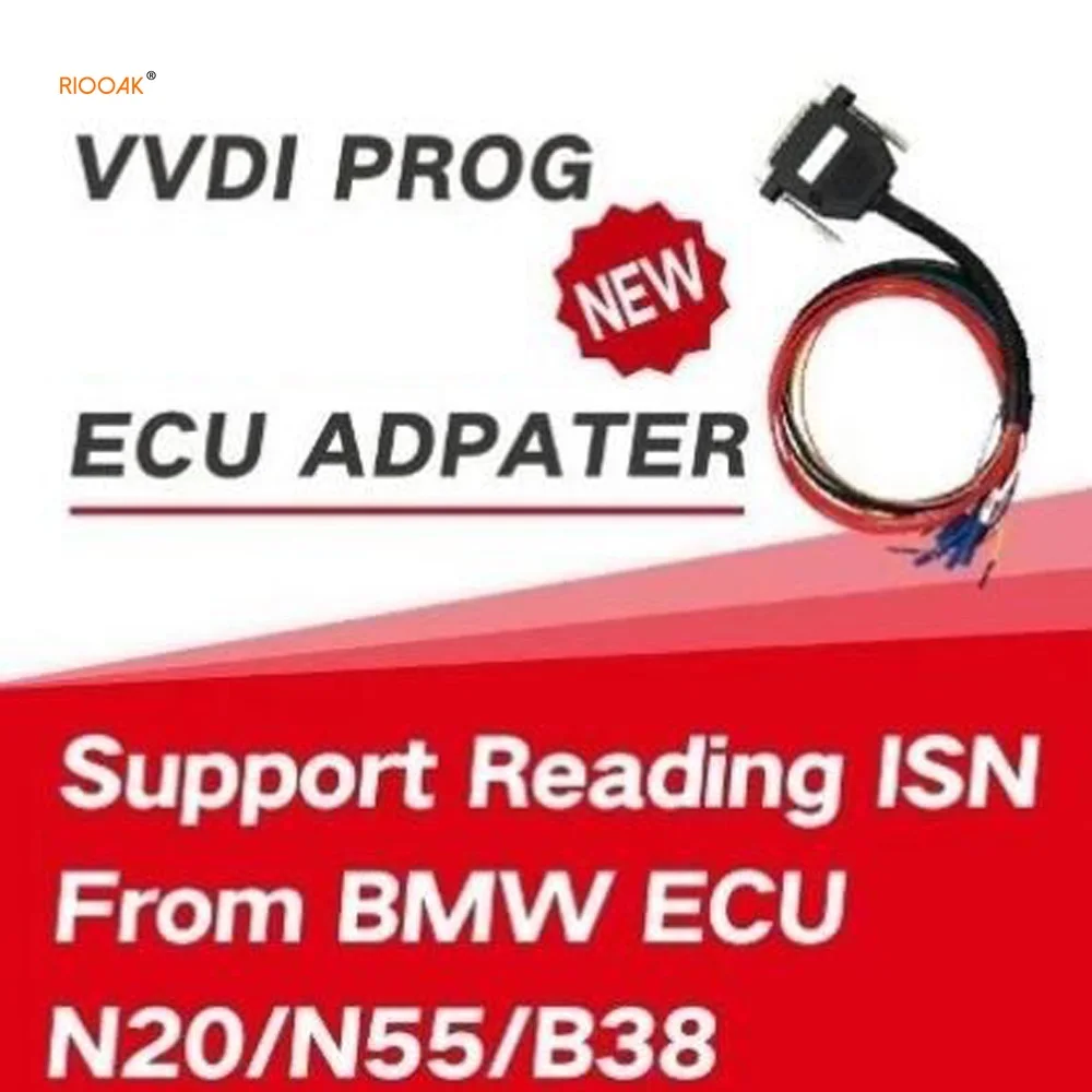 Новинка адаптер RIOOAK Xhorse VVDI Prog для Bosch чтение BMW ECU N20 N55 B38 без вскрытия будет выпущен