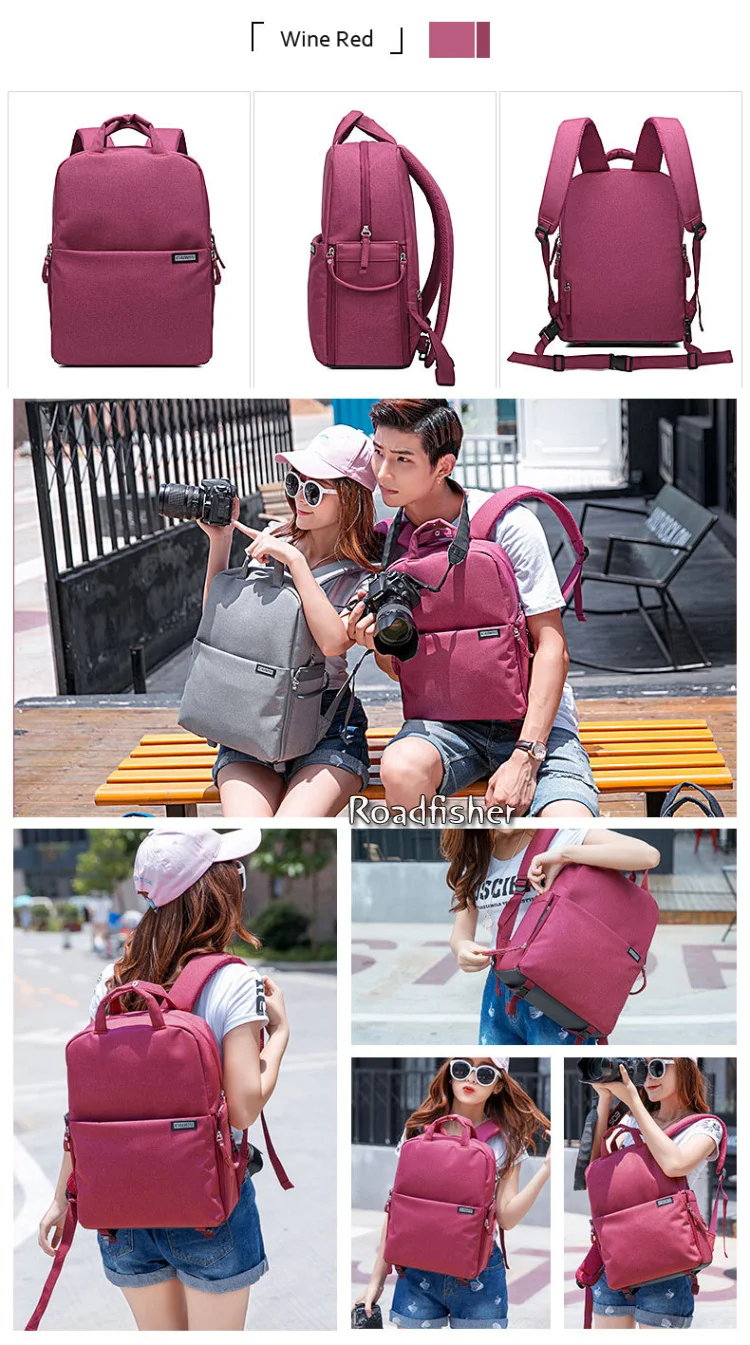 Casual camera backpack bag 18