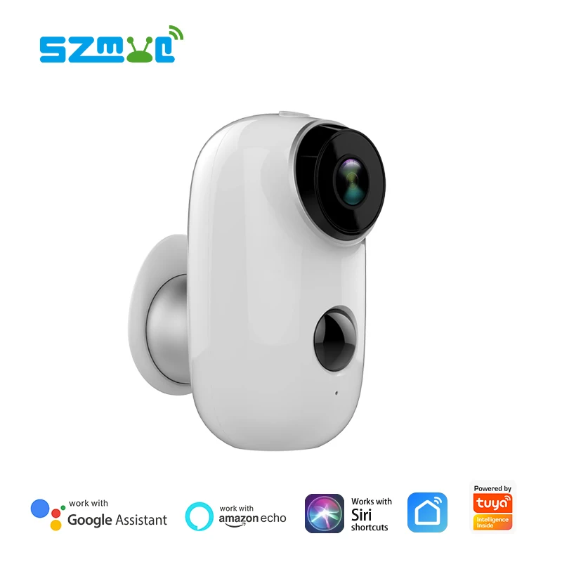 

Tuya Battery IP Camera Smart Life App 100% Wire-Free Outdoor IP65 6400mAh Low Power Consumption Battery Camera Cloud Recording