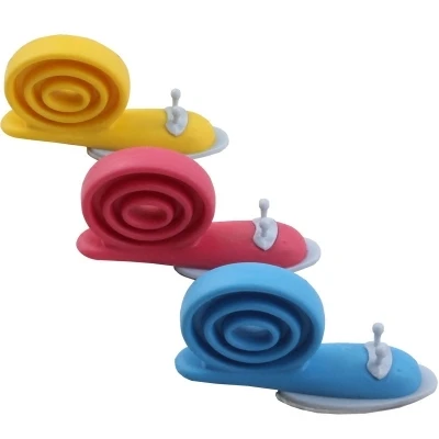 

3pcs/lot Children Safety Door Stopper Clamp Pinch Hand Security Stopper Adhesive Snail Door Stop Clip Baby Safety Protection