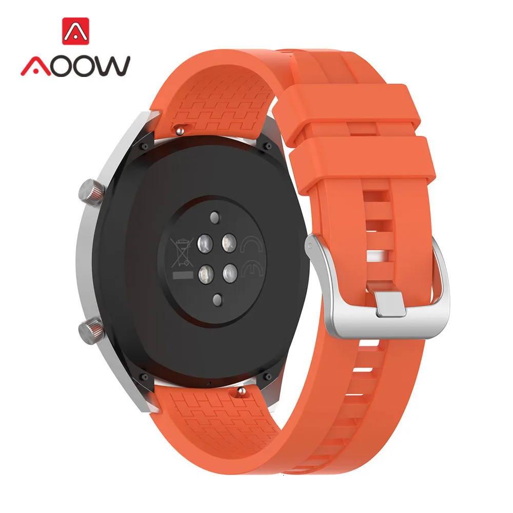 Мягкий спортивный силиконовый ремешок 20 мм 22 мм для huawei Watch GT Active/элегантный браслет Honor Magic Quick Release для умных часов