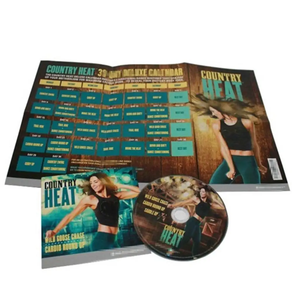 Идеальная упаковка для пляжного тела кантри теплового танца тренировки 5DVD набор+ кантри поппури DVD и план еды