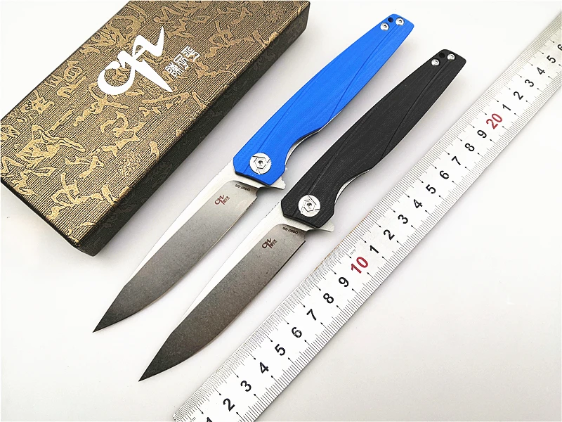 Складной нож Флиппер D2 CH 3007/3507 с шарикоподшипником рукоятка G10