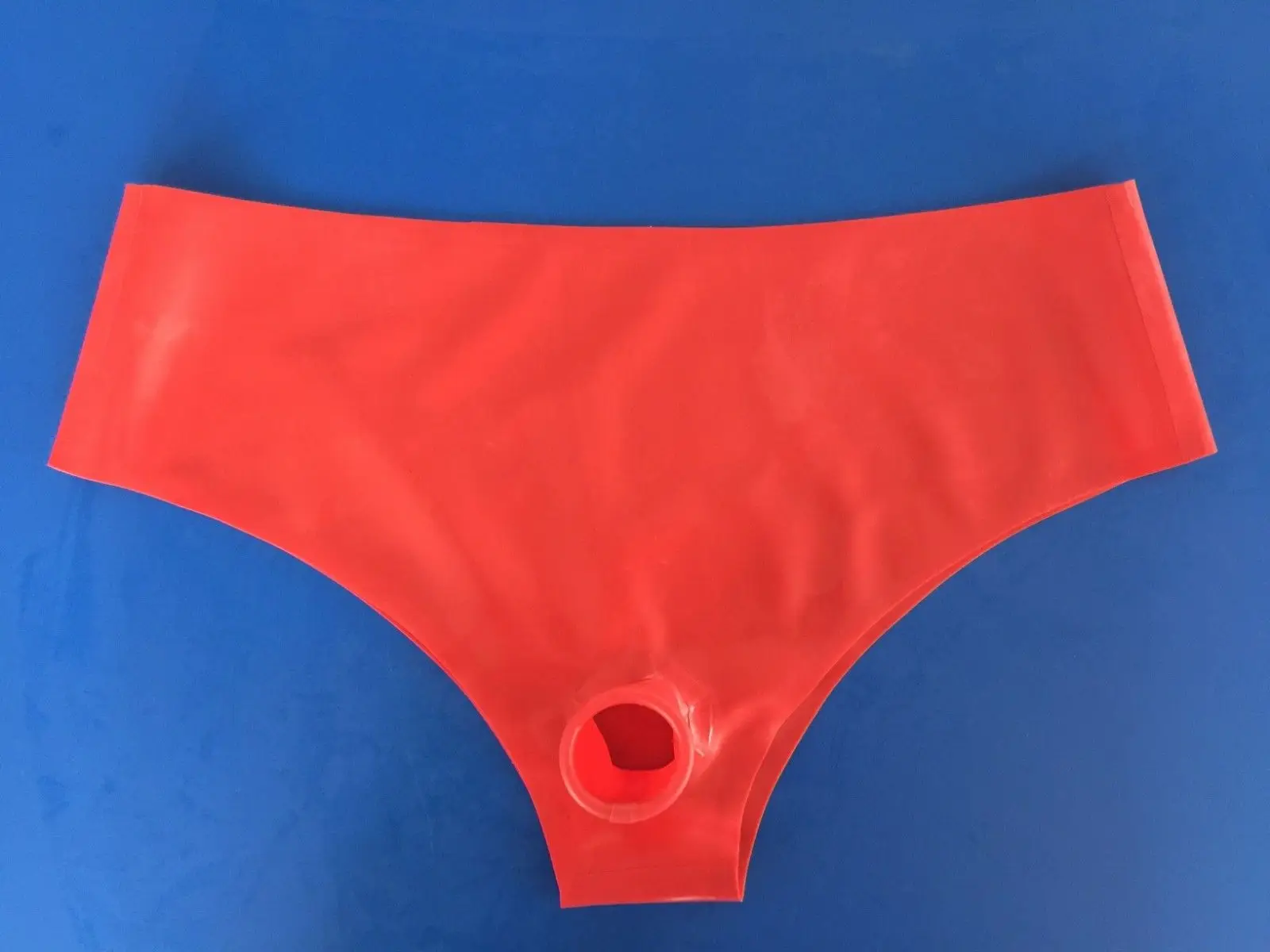 

Latex caoutchouc Latex Rubbber Short en Red men tights Party S M L XL XXL