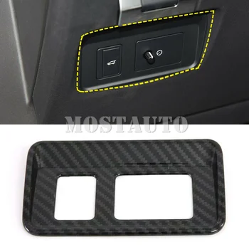 

For Land Rover Range Rover Evoque L551 2019-2020 ABS Carbon Fiber Interior Headlight Adjustment Cover Trim 1pcs