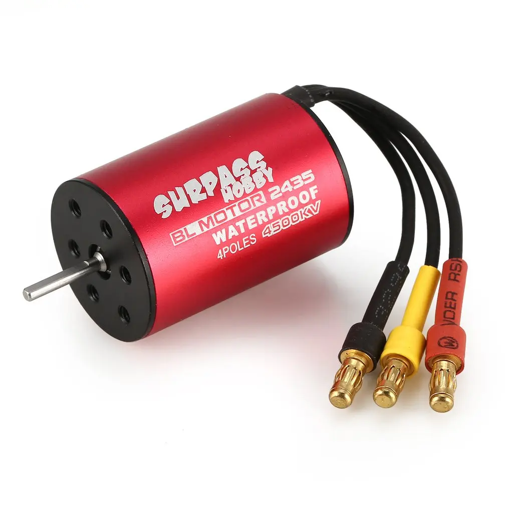 SURPASSHOBBY S2435 4500KV бесщеточный двигатель S-25A ESC с 2,2 кг металлическим редуктором сервопривод бесщеточный комбо набор для 1/16 1/18 RC автомобиль грузовик