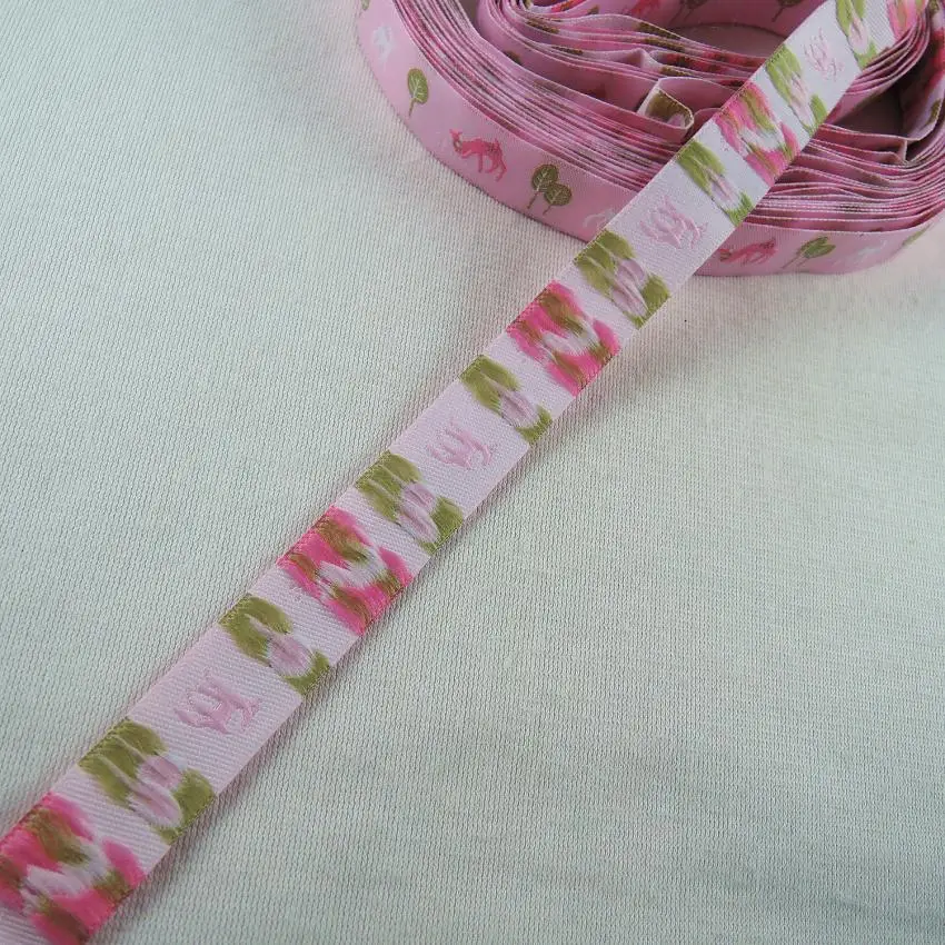 Новинка, животное, лошадь, лиса, ежик, Бабочка, олень 5/8 ''(16 мм x 5 ярдов) плетеная жаккардовая из полиэстера ленты с ловкостью для ошейника для собаки