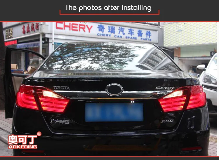 Задний фонарь для автомобиля Toyota Camry 2012- Camry V50 MK7 светодиодный задний светильник s противотуманный светильник s дневной ходовой светильник DRL тюнинг автомобильные аксессуары