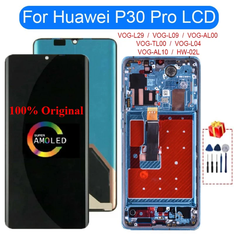 Оригинальный сенсорный ЖК-дисплей для Huawei P30 Pro с рамкой | Мобильные телефоны и