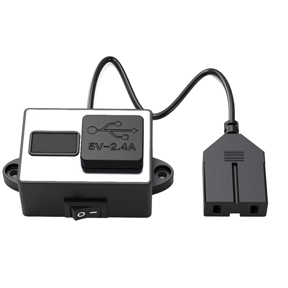 

Digital Display Waterproof ABS Voltmeter Electric Vehicles Fast Dual USB Universal Charger Plug Mobile Phone Portable