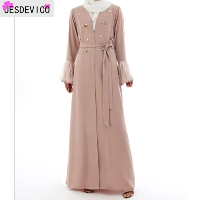 Новые элегантные мусульманские модные бисероплетенные костюмы женская одежда