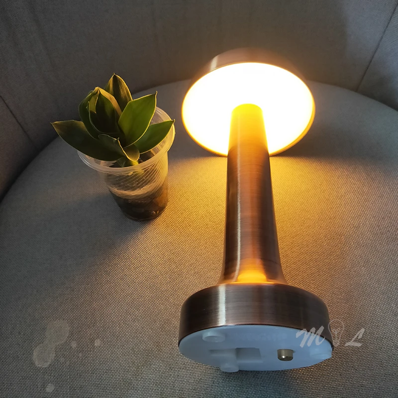 

Touch Sensor Table Lamps Modern Led Bar Restaurant Simple Table Lamp Metal Desk Lamp Dimmable Art Deco Chargeable Beside Lamp