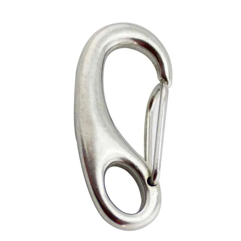 6pcs S Shaped Stainless Steel Swivel Hanging Hooks Clips for Camping Hiking 