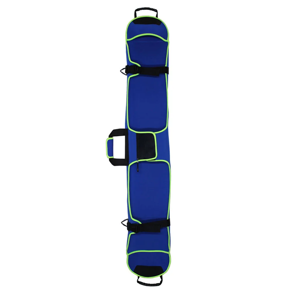 Моноборд, лыжная пластина, сумка для сноуборда, открытый защитный чехол, Спортивный зимний аксессуар для хранения, аксессуар для путешествий, клецки, устойчивый к царапинам - Цвет: Blue L