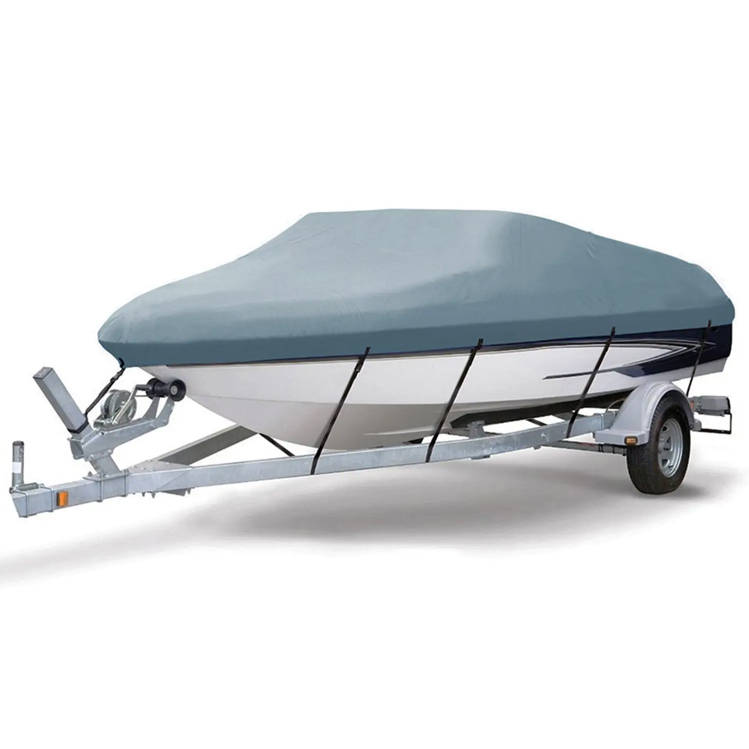 14 15 16 17 18 19 20 21 22ft Trailerable 210D крышка лодки водонепроницаемый рыбий-лыжный v-корпус солнцезащитный UV катер Стояночный тент 45