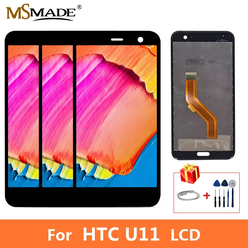 

AAA Quality For HTC U11 U-3W U-1W U-3U LCD Touch Screen Digitizer Display Replacement Assembly Parts 100% Tested Free Shipping