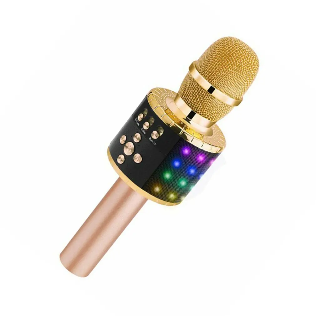 Беспроводной Bluetooth конденсаторный волшебный микрофон для караоке мобильный