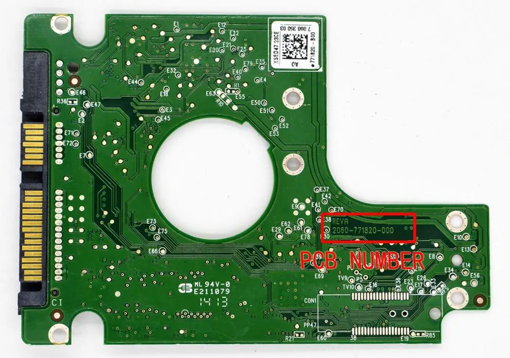HDD PCB  , 2060-771820-000 REV P1 2060-771820-000 REV A 2060 771820 000, 771820-900 , 771820-200, 771820-F00