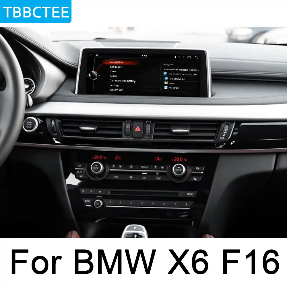 For Bmw X6 2018 2019 Evo Android Gps Hd Touch Screen Multimedia Player Stereo Autoradio Navigation Original Style Wifi Car Multimedia Player Aliexpress
