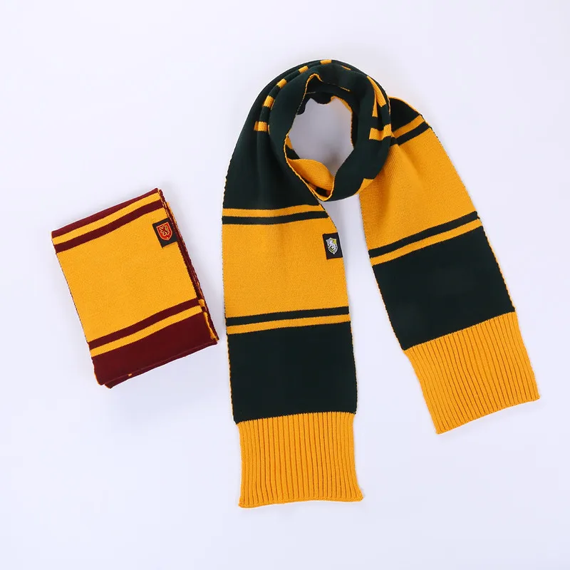 Супер Гарри Волшебная Школа Гриффиндор Ravenclaw Слизерин Hufflepuff Косплей шарфы Рождество Хэллоуин подарки для детей