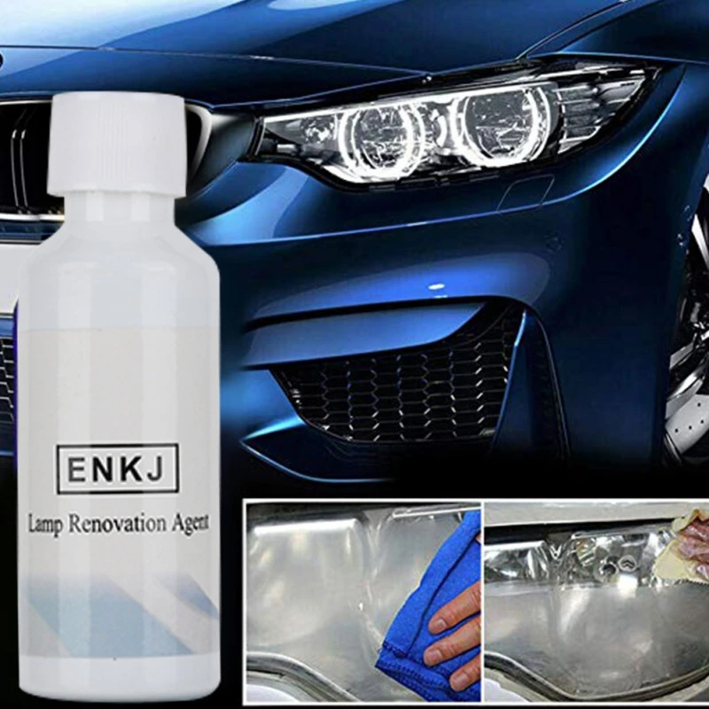 Enkj 車のヘッドライト修理キット ml 50ml コーティングおよび研磨キット 傷防止 バックミラー用 小さな錆 小さなタール リムーバー Aliexpress