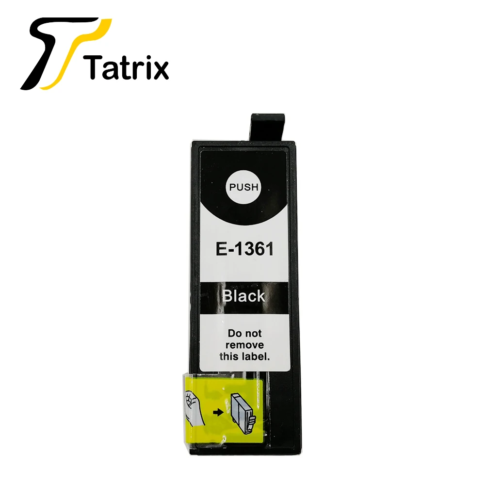 Tatrix 8 шт. T1361 совместимый Чернильный Картридж для струйного принтера Epson Workforce K101 K201 K301