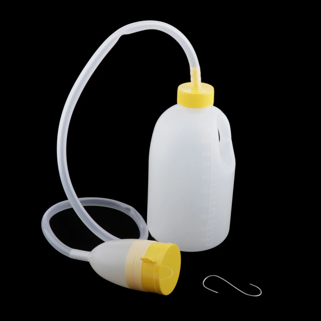 1700ml Travel Emergency Toilet Bucket Car Outdoor Male Bed Pee Urinal Tube Bottle Night Drainage for Outdoor Camping