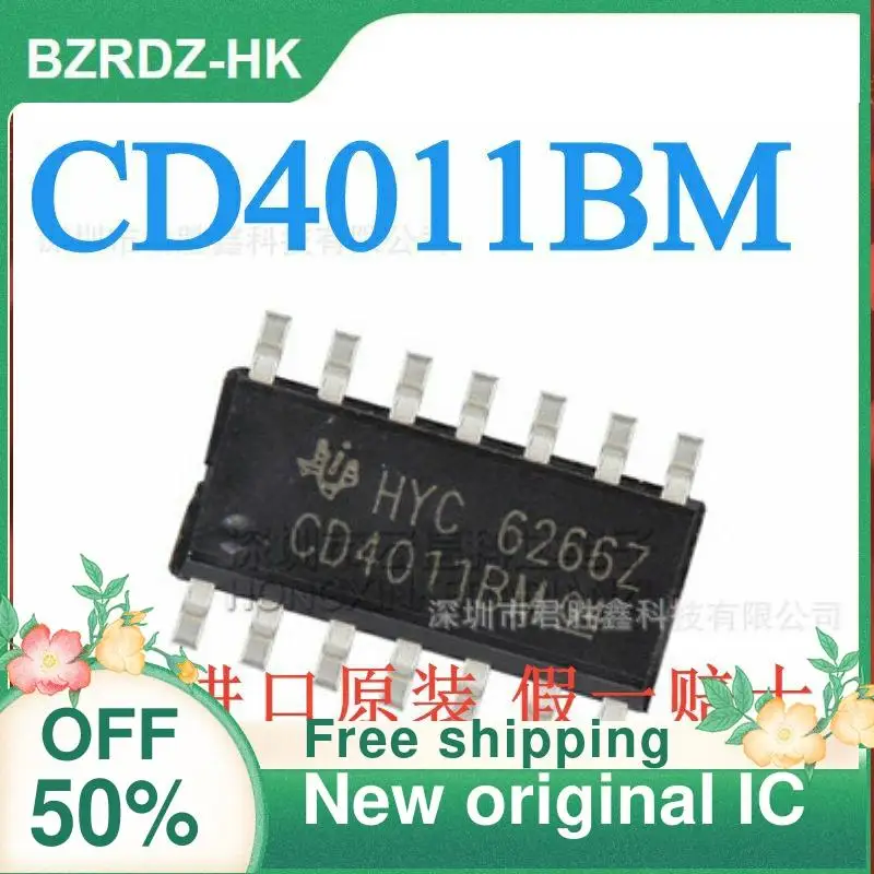 

50 шт. CD4011 CD4011BM SOP14 CD4011BM96 новый оригинальный IC