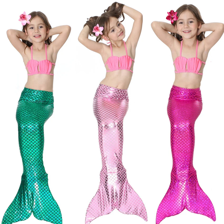 

Mermaid Anime Cosplay Fish Tail Swimmable Carnival Halloween Costumes for Kids Children Swimsuit Fairy Tales Girl Fancy Clothing