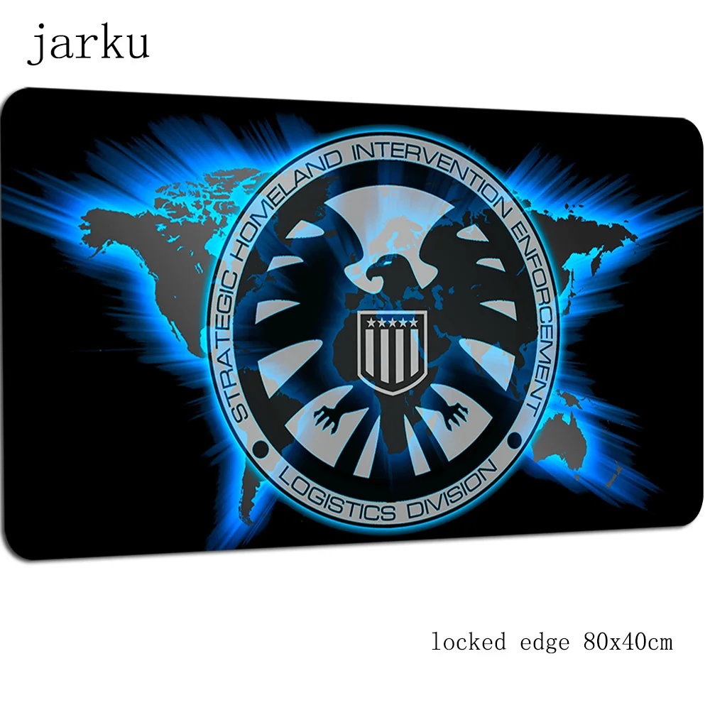 S. H. I. E. L. D коврик для мыши, модный коврик для мыши, коврик для мыши, классный игровой коврик, подарок на Хэллоуин, геймер, 800x400x3 мм, коврик для мыши с клавиатурой - Цвет: Size 800x400x3mm